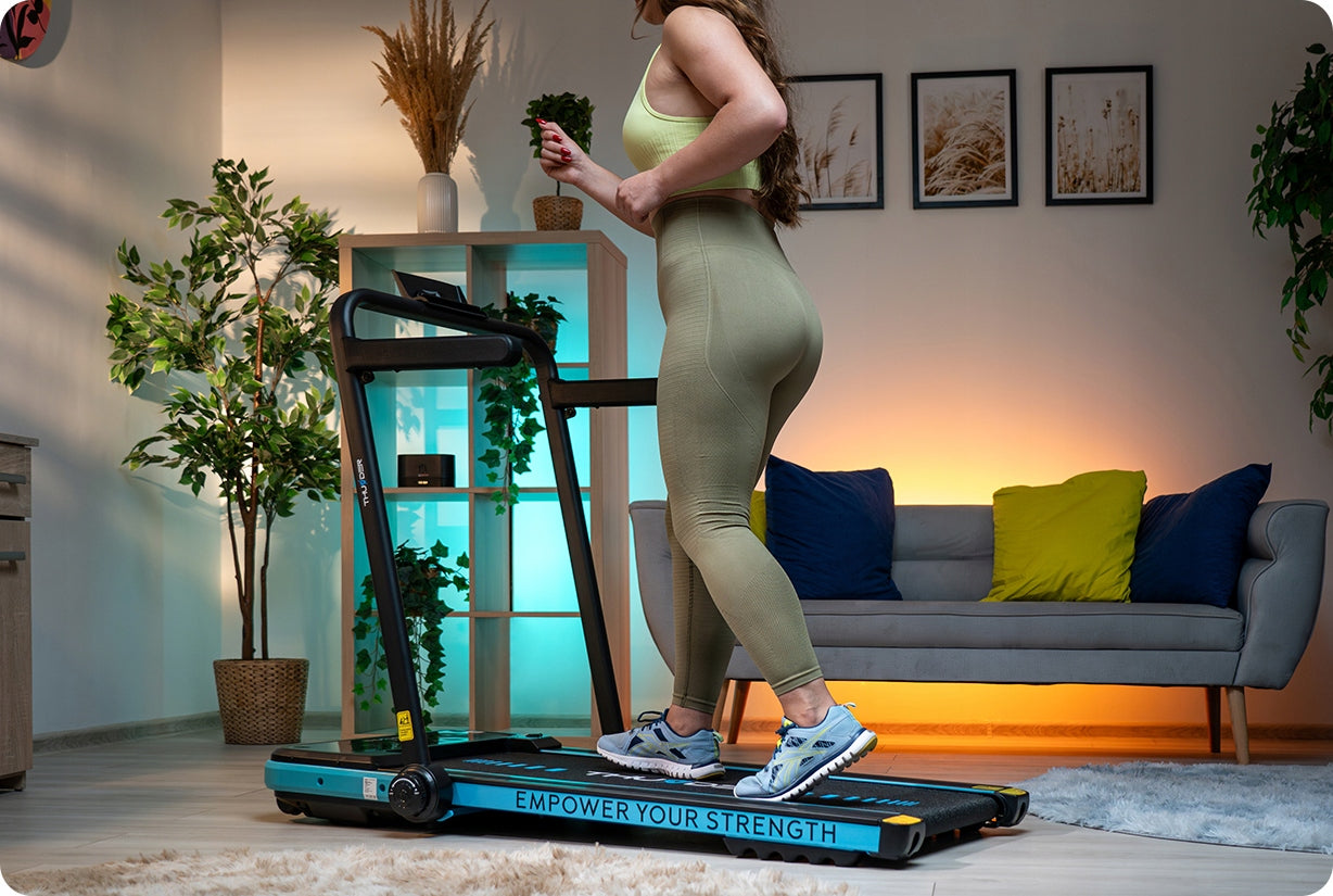 Home treadmill electric folding 12km/h under desk remote control application 130kg Maximum user weight 130 kg