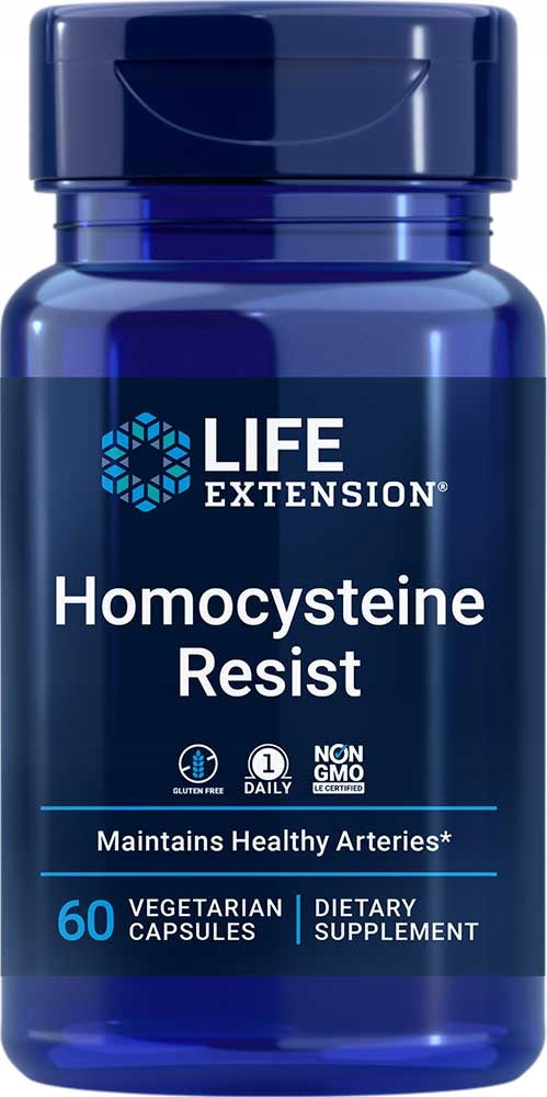 Homocysteine Resist capsules Dietary supplement Life Extension 60 pcs.