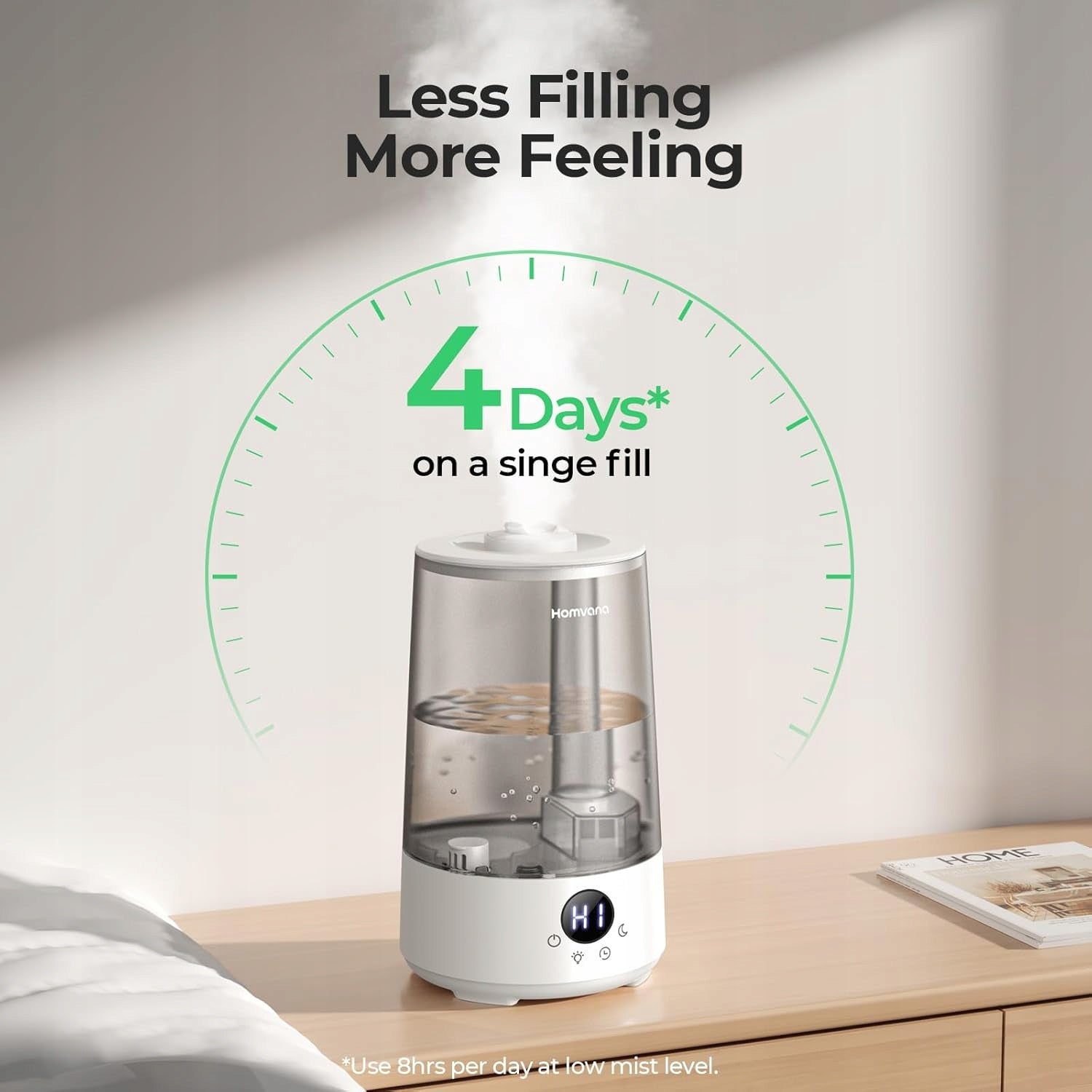 Homvana Air Humidifier For Bedroom 3,6L Brand no brand