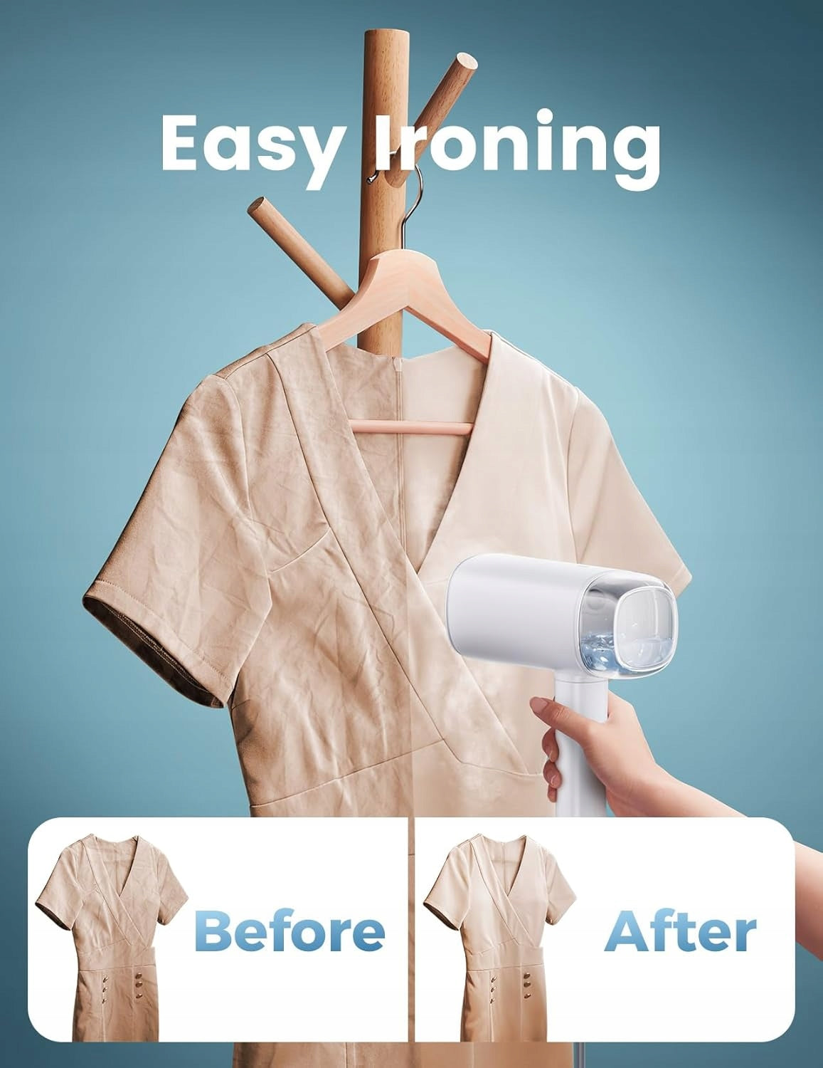 Honeyuro Clothes Steamer 2000W Manual Horizontal Vertical 2in1 Manufacturer code kg-2102