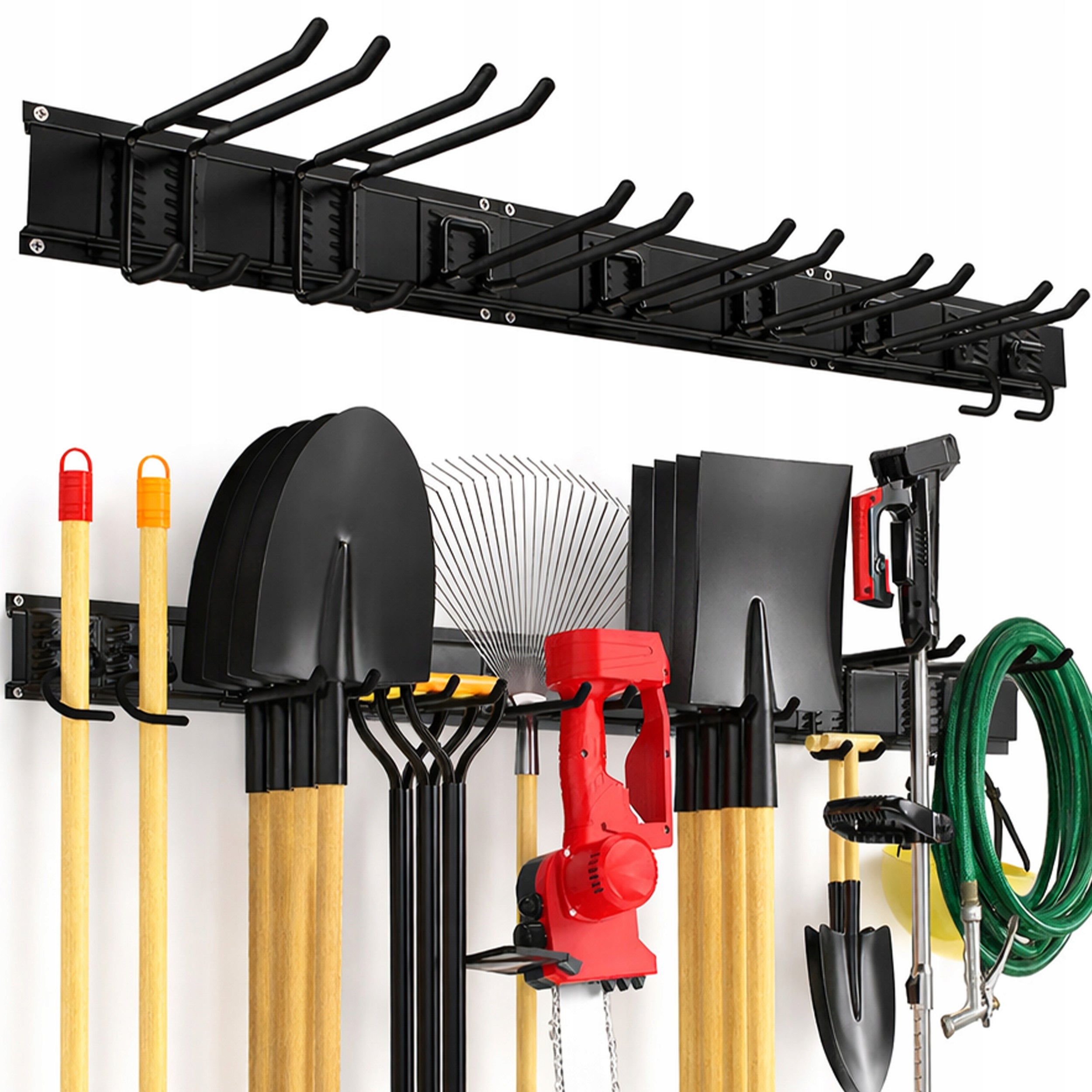 Hook Tool Holders Bicycle Shovels For Garage Organizer Hanger 122,2cm