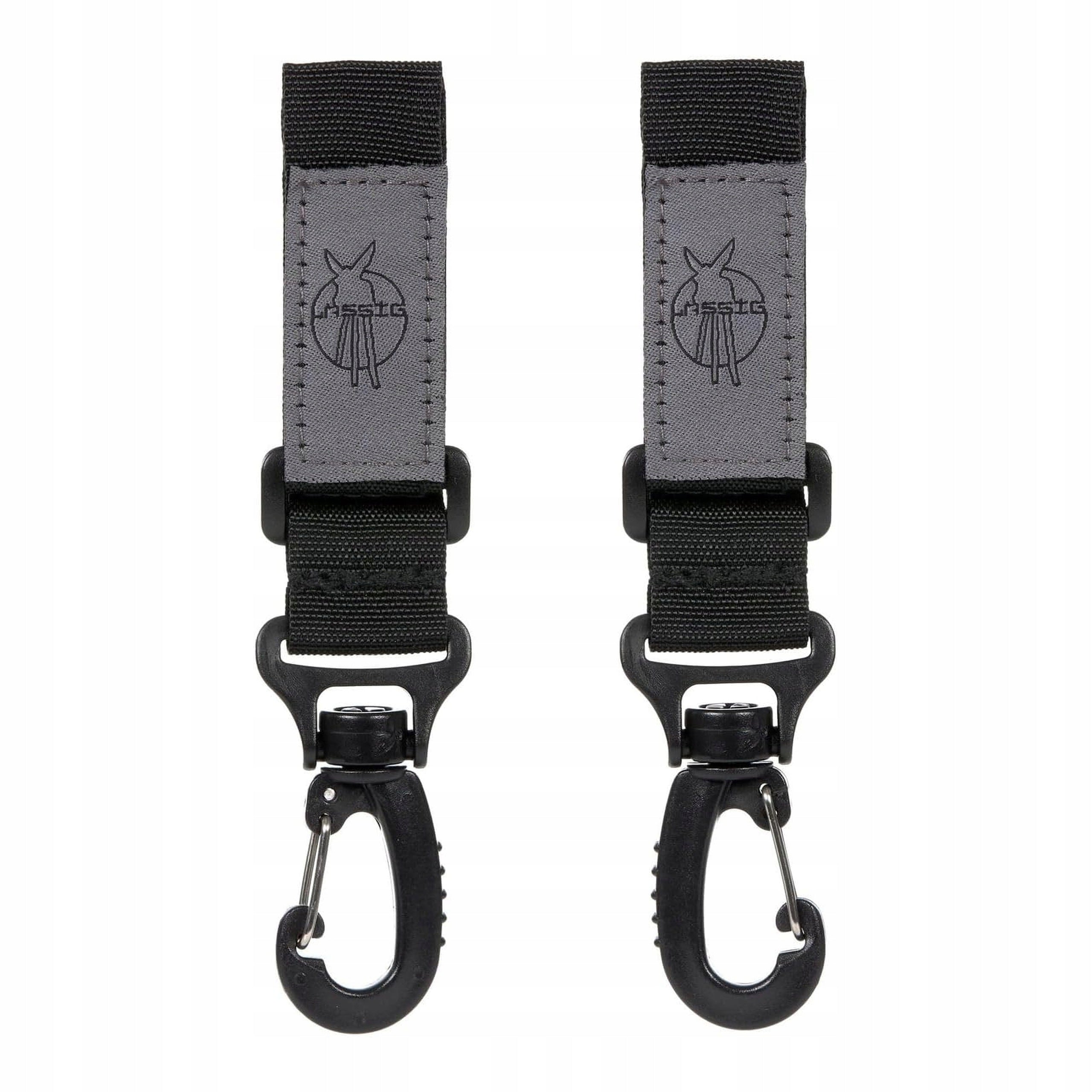 Hooks For Trolley Attachment Handle Handbags Detachable 2Pcs Black LÄSSIG