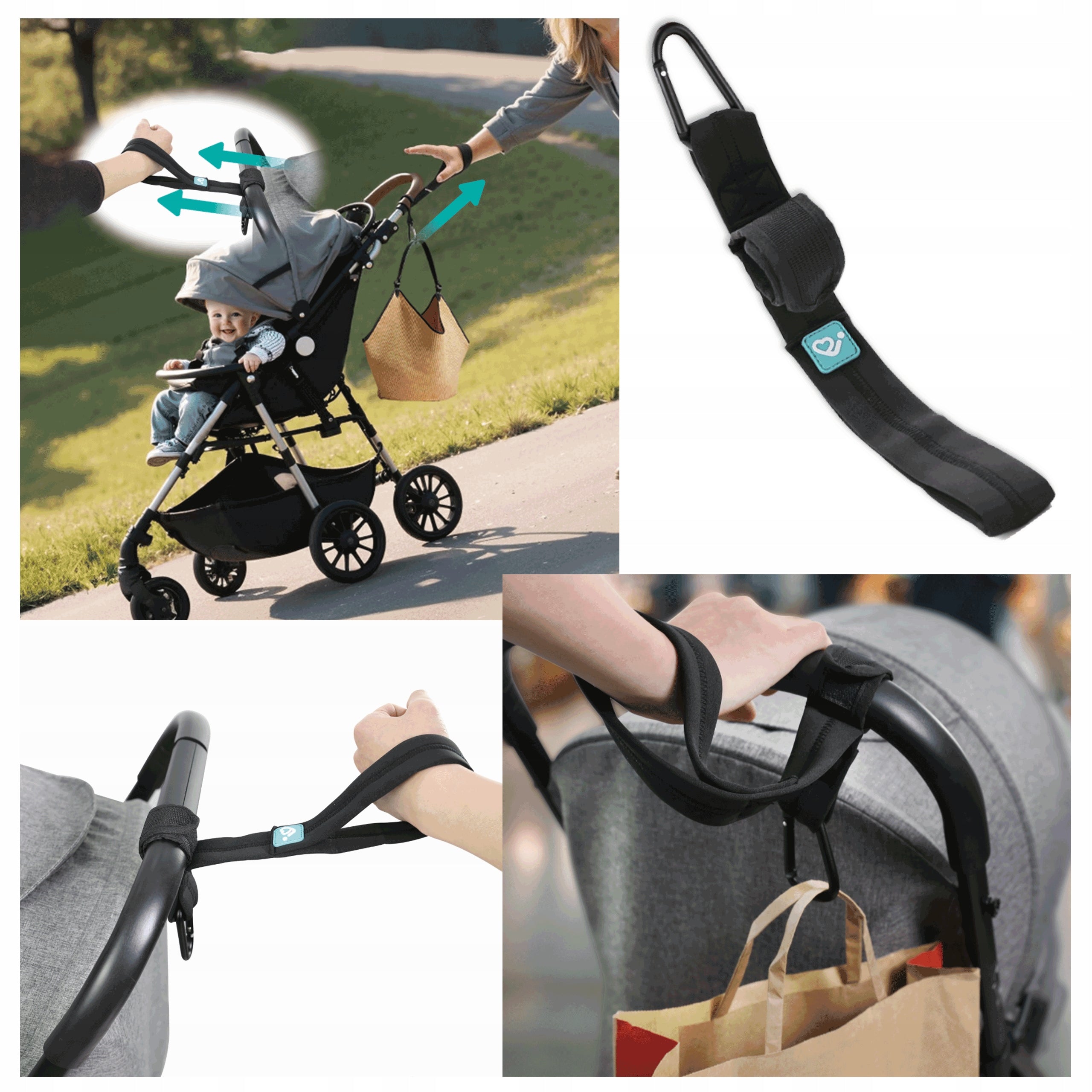 Hooks Trolley Holder for Bag 1 pc Strong Safety Strap JOYBI