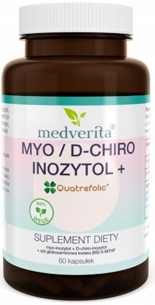 Hormonal support with Myo/D-chiro inositol 60 kaps.
