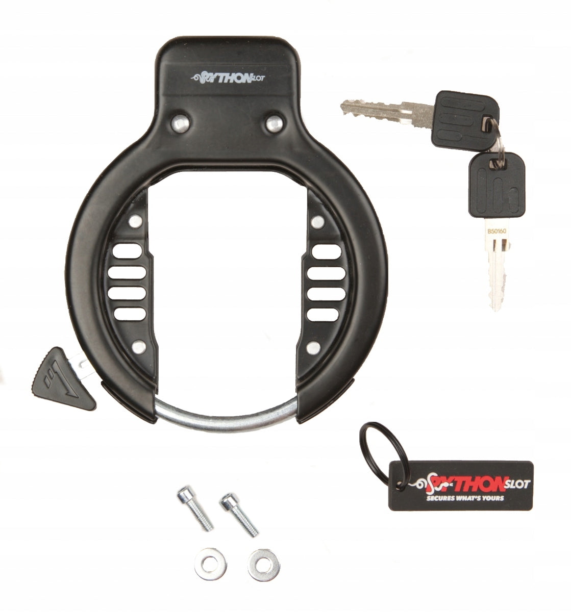 Horseshoe bicycle lock Python Color black