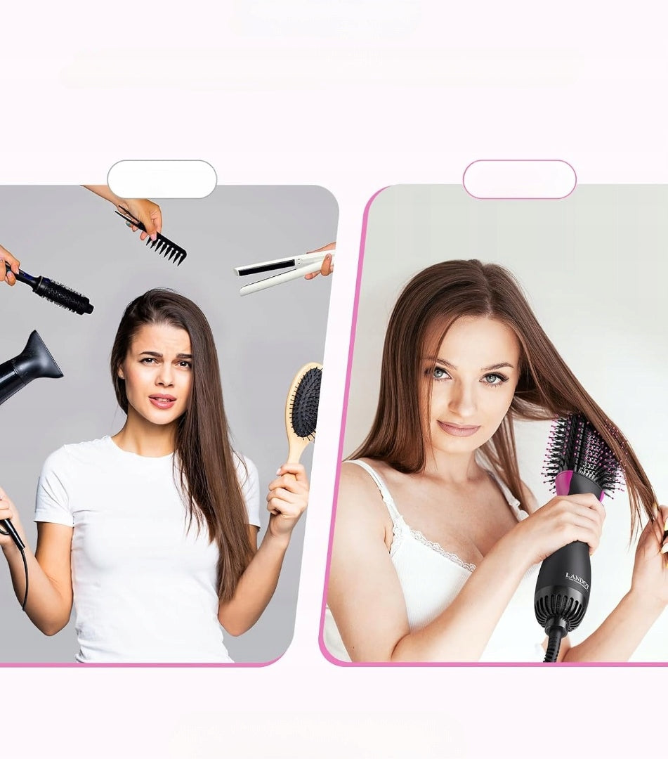 Hot Air Hair Brush Ionic One Step Dryer Styling Brand no brand