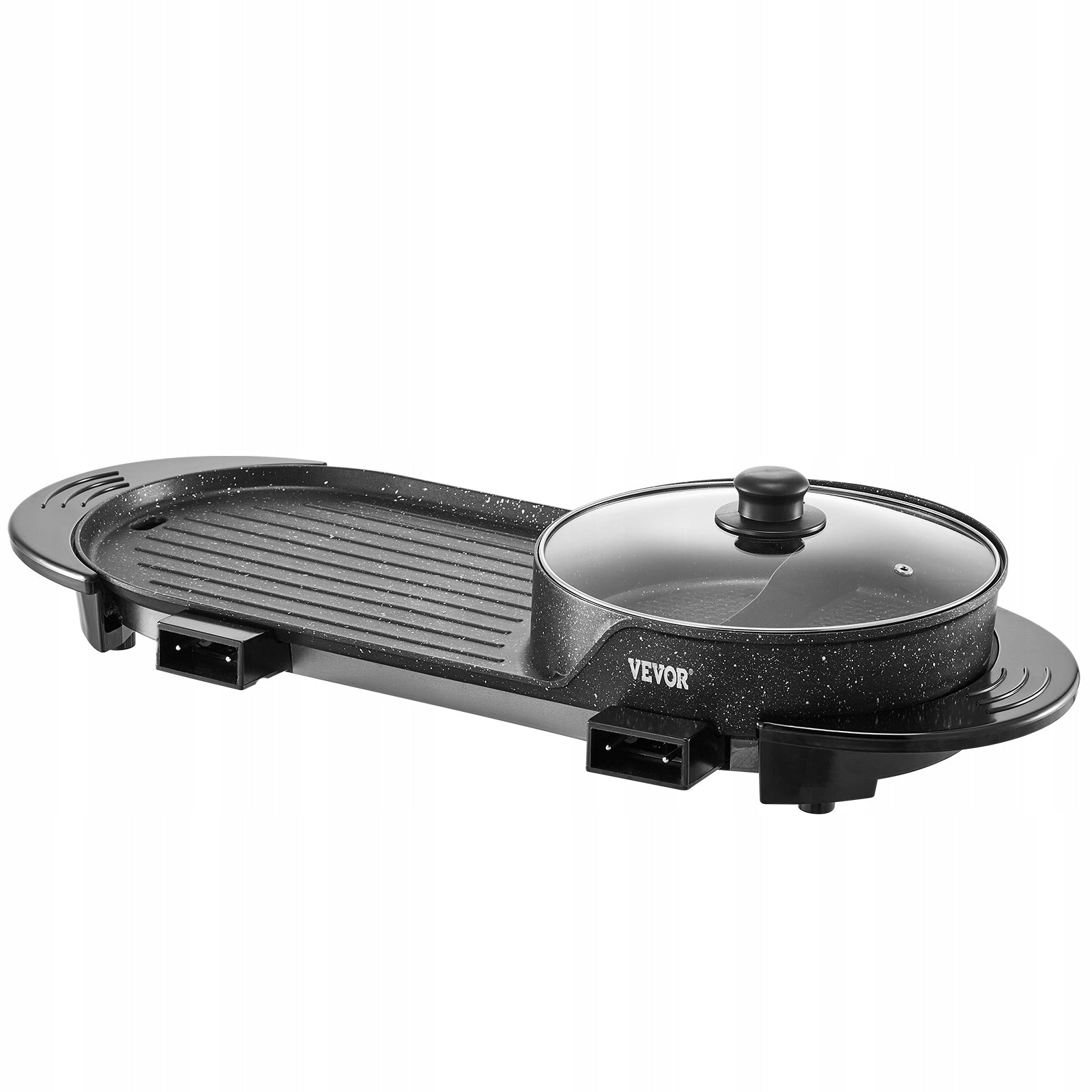 Hot Pot Electric 2,7L 2200W With Grill Independent Temperature Control Brand Vevor
