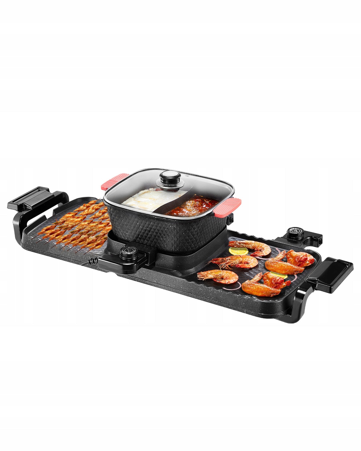 Hot Pot Electric 2300W 2IN1 Versatile Electric Hot Pot With Grill Manufacturer code ZFXDHG12YCLY1H