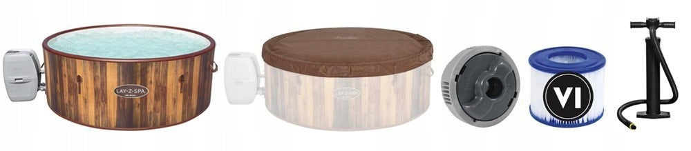 Hot Tub Inflatable Garden Spa Round Helsinki Bestway 60025 Series helsinki