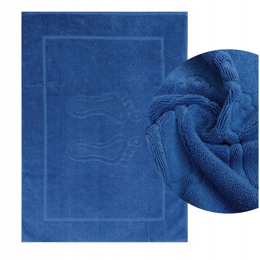 Hotel Foot Bathroom Rug 50x70 BLUE Product width 50 cm