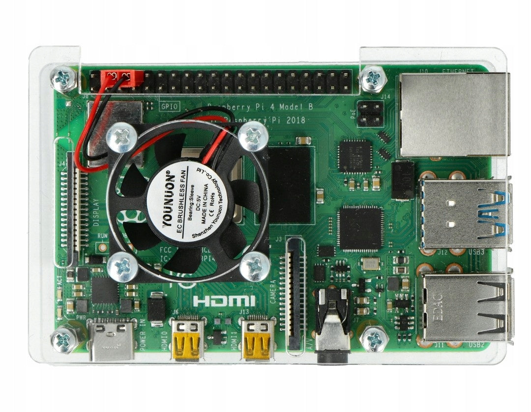 Housing for Raspberry Pi 4B/3B+/3B/2B open Manufacturer code b/d