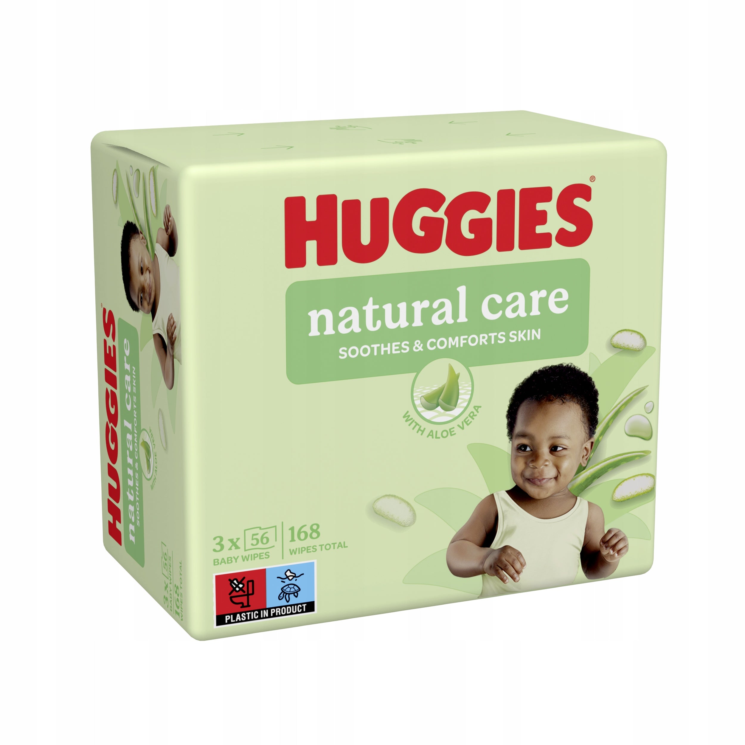 Huggies Natural Care wet wipes 56 x 6 pcs. Brand Huggies