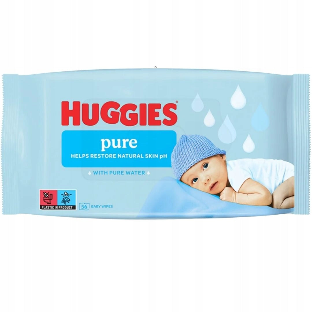 Huggies PURE WATER wet wipes for babies 10x Manufacturer code 5906036761753