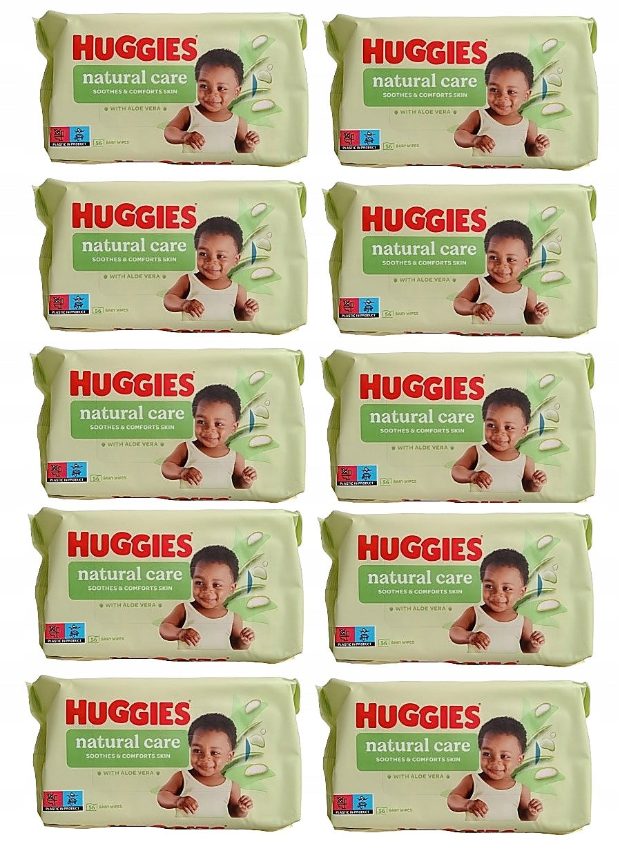 Huggies children's scarf 10 x 56 Natural Care - New Version!