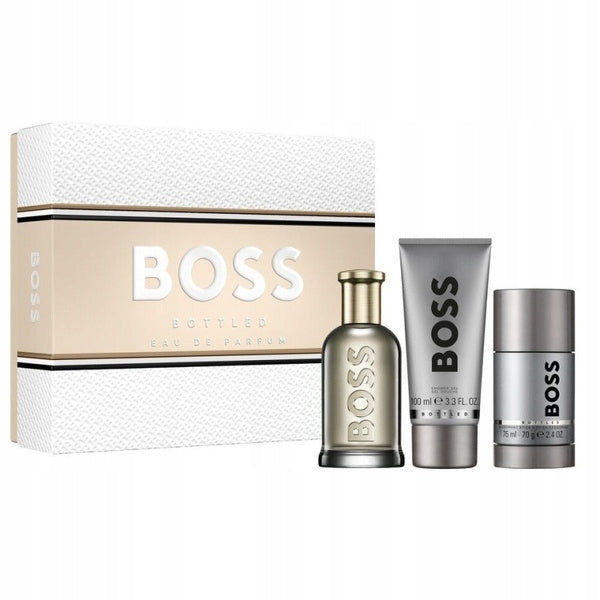 Hugo Boss Bottled EDP 100ml + gel 100ml + deodorant stick 75ml Set Packaging status original