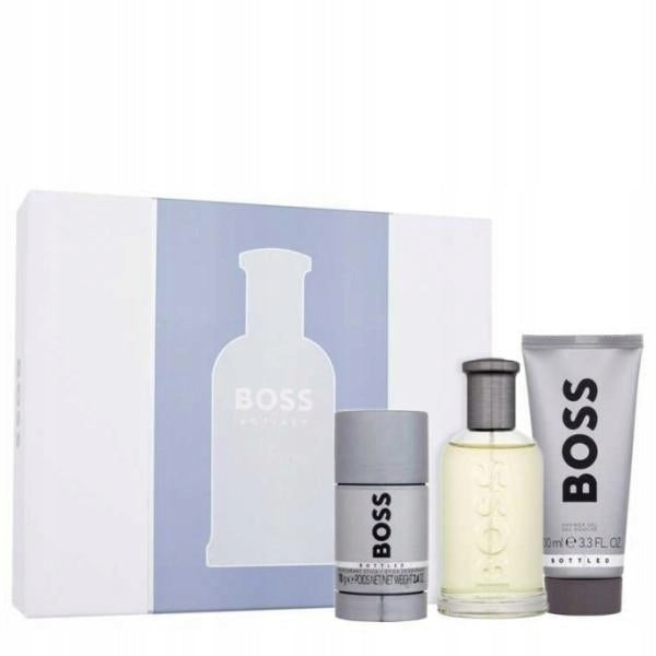 Hugo Boss - Bottled EDT 100 ml + Showergel 75 ml + Deo Stick - Giftset Brand Hugo Boss