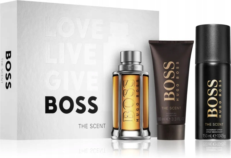 Hugo Boss The Scent deodorant spray 150ml + gel100ml + 100ml EDT