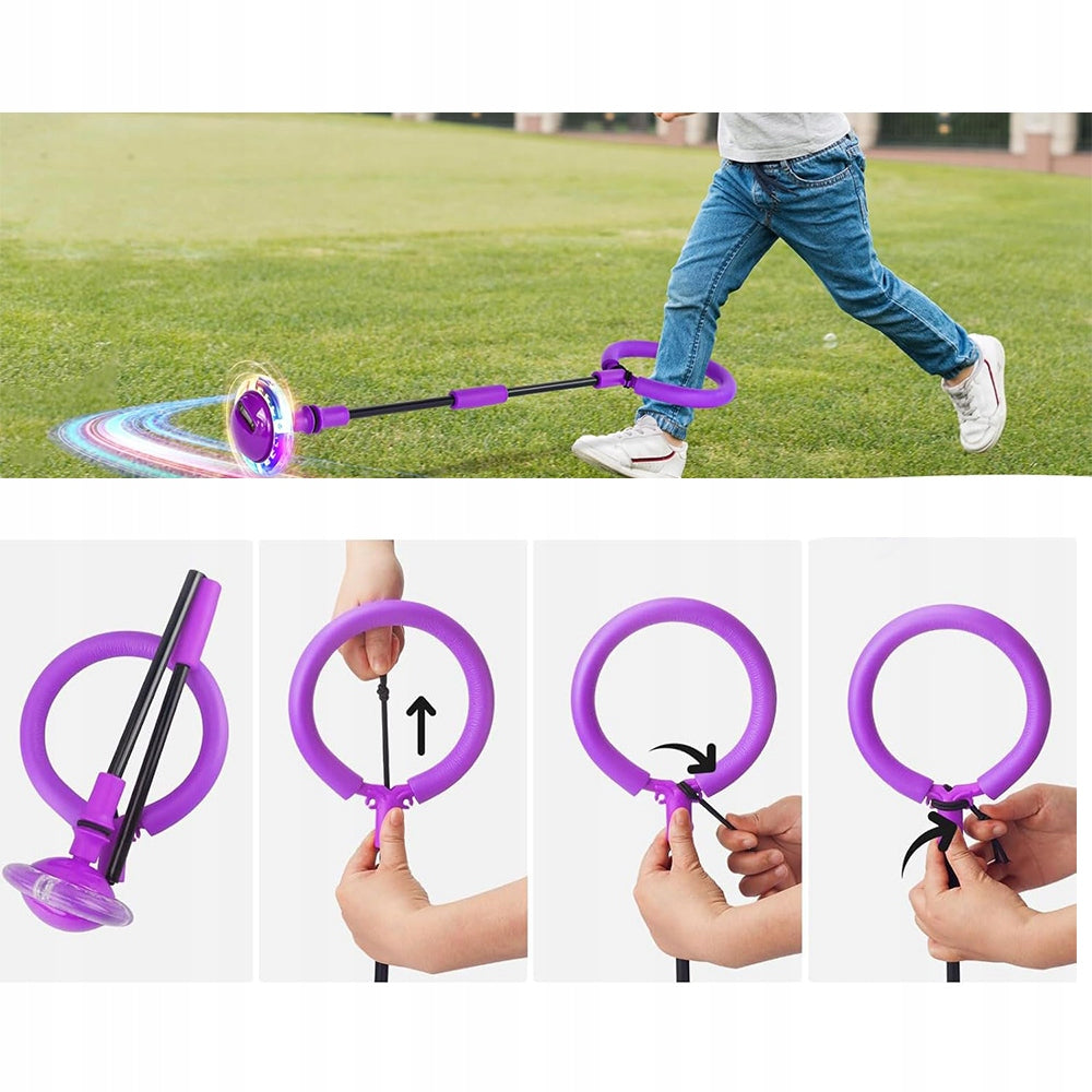 Hula hop on leg skipper jump rope for kids circle Diameter 16 cm