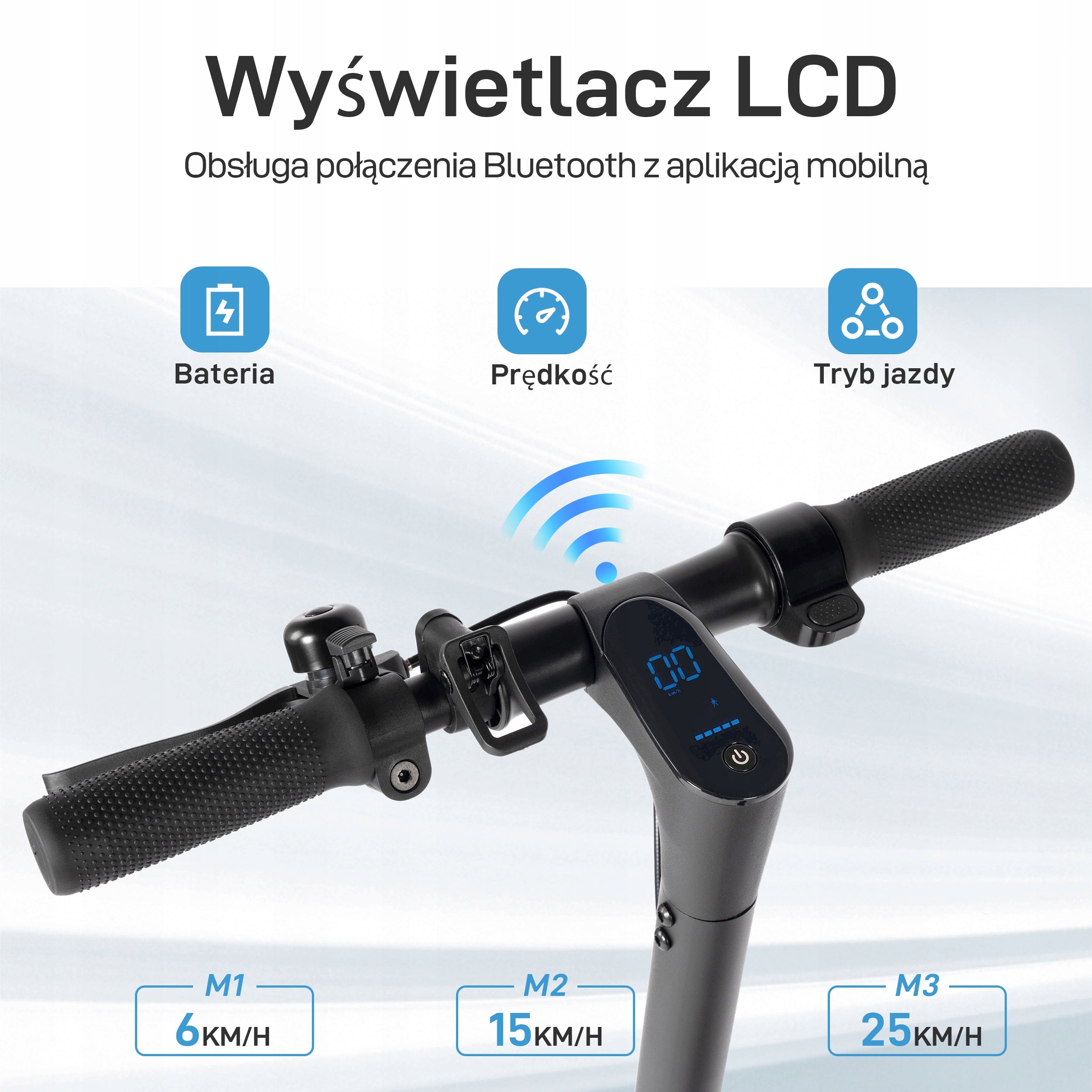Hulajnoga Elektryczna Dla Dorosłych Składana Terenowa 36V 500W 10" Weight 15 kg