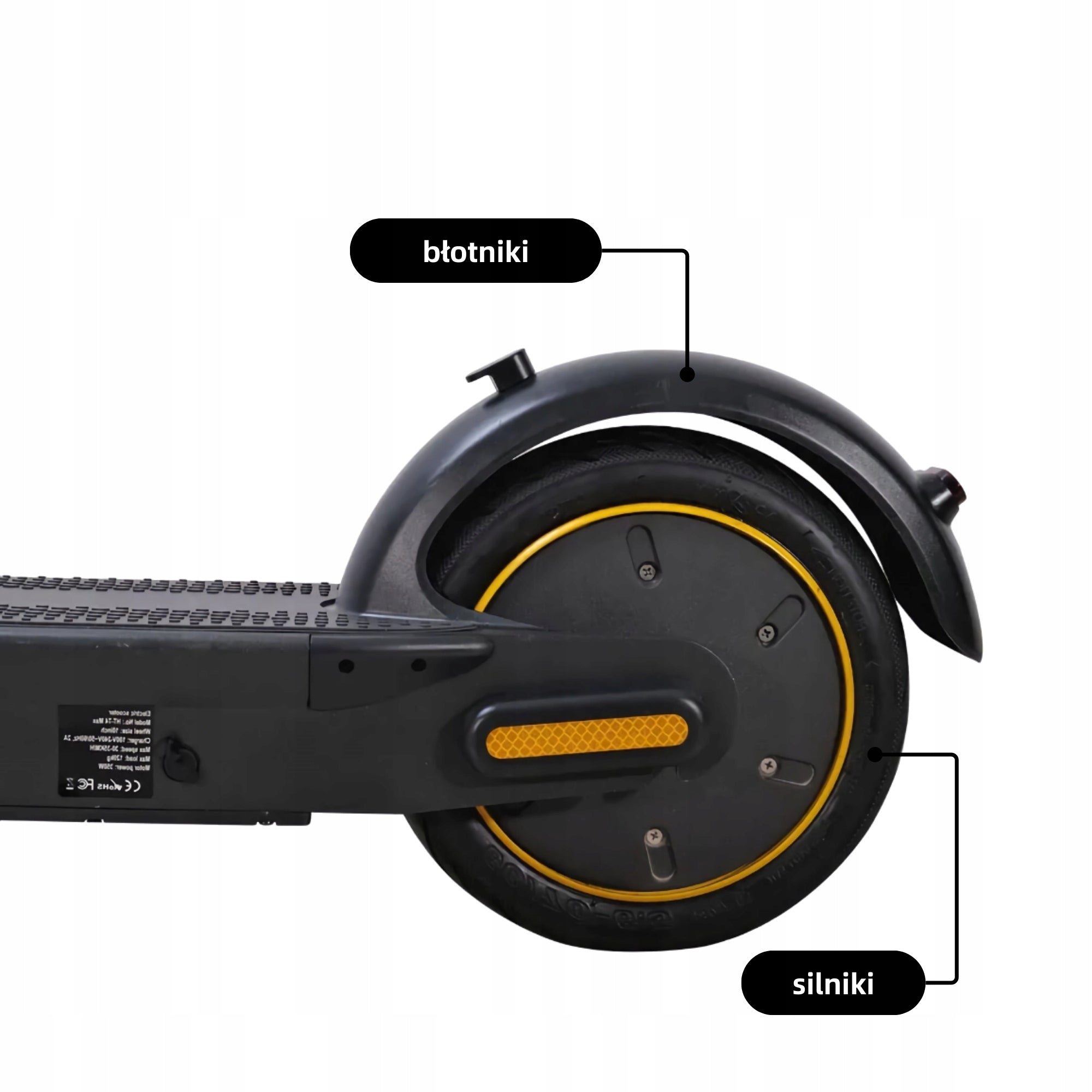 Hulajnoga Elektryczna EMOKO T4 MAX 50km 500W 36V 15Ah 10" z Smart Aplikacją Weight 17.5 kg