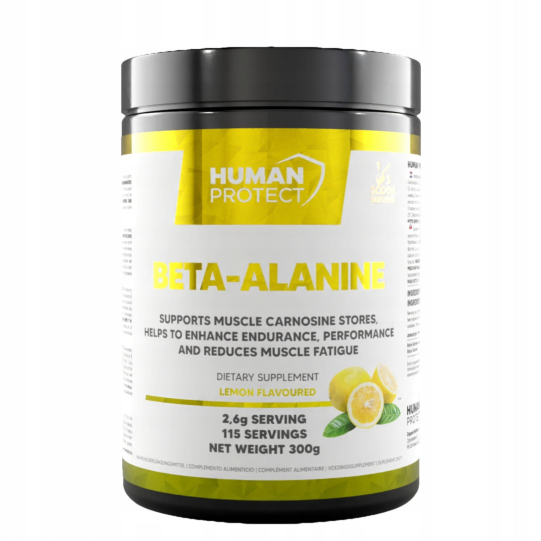 Human Protect Beta-Alanine 300g Beta Alanine Lemon Expiration date at least 1 year from the date of purchase