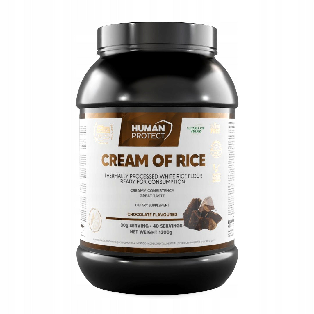 Human Protect CREAM OF RICE 1200g RICE GRUEL Chocolate 1,2kg