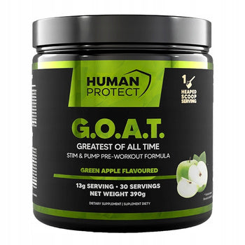 Human Protect G.O.A.T. 390g GOAT Comprehensive pre-workout Apple