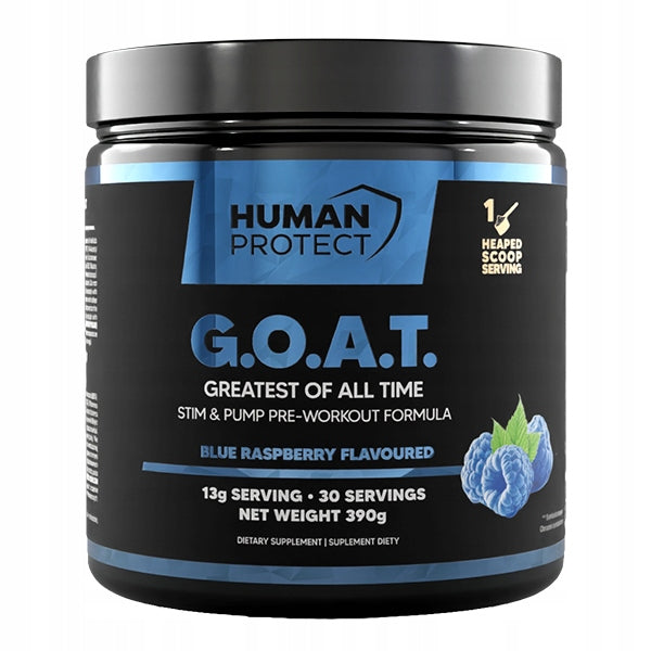 Human Protect G.O.A.T. 390g GOAT TRAINING Raspberry + freebie