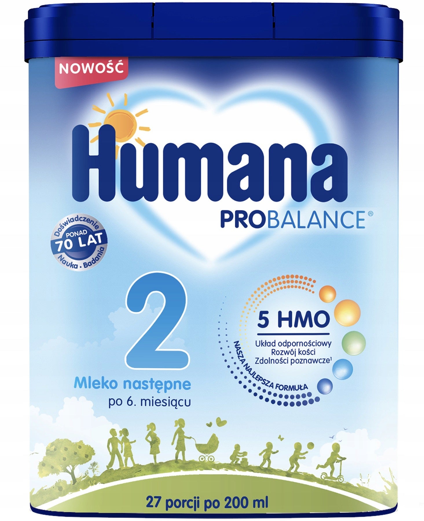 Humana 2 ProBalance milk after 6 months with 5 HMOs, 750g