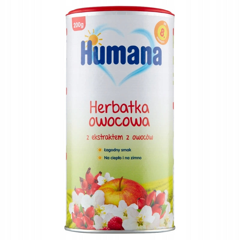 Humana Fruit tea with fruit extract 8msc 200 g EAN (GTIN) 4031244730336