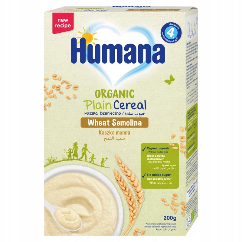 Humana Organic Non-Dairy Porridge Manna Porridge after 4 Months Onwards 200 g