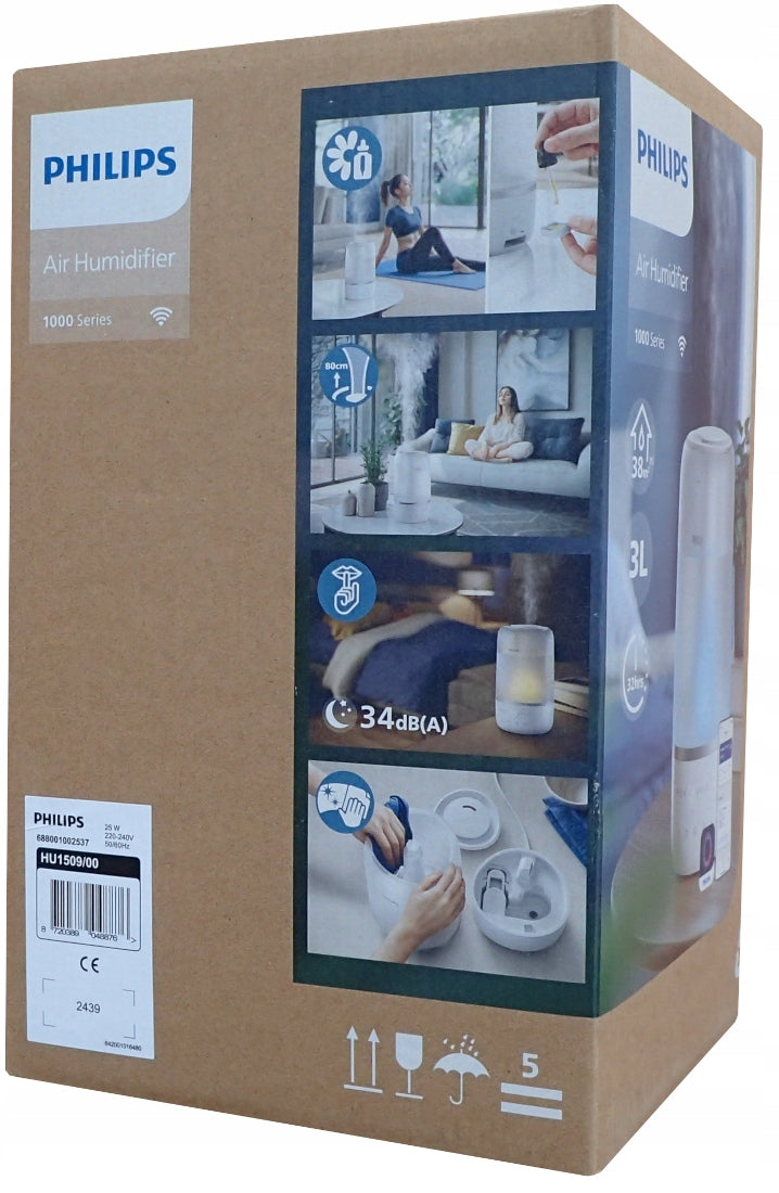 Humidifier Philips HU1509 Aromatherapy Night Light 3.0L to 38 m² Brand Philips