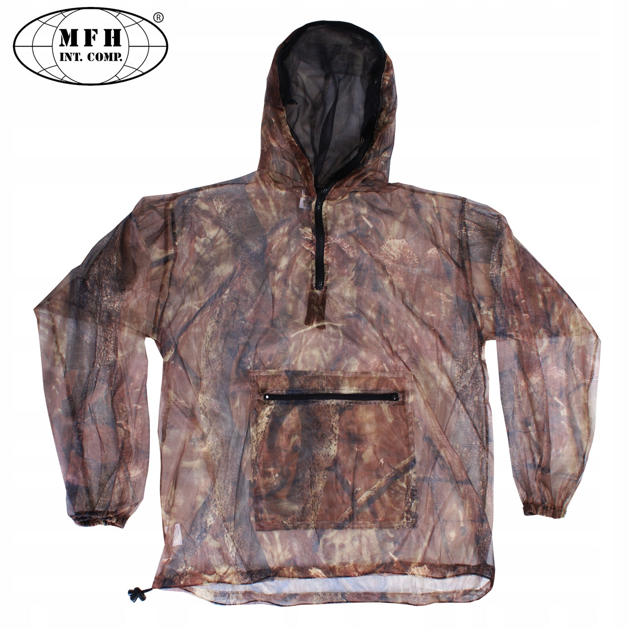 Hunting mosquito net MFH Anti-Tick Ral Tree camo M/L +GR. Color multicolor