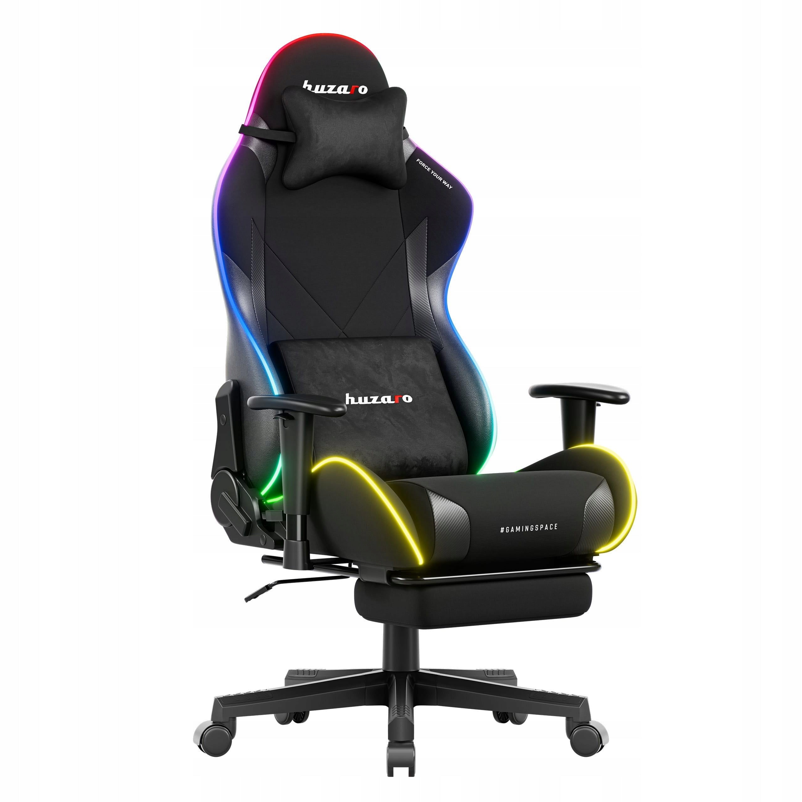 Huzaro Office Gaming Swivel Chair with Footrest Force 5.7 RGB Packaging status original