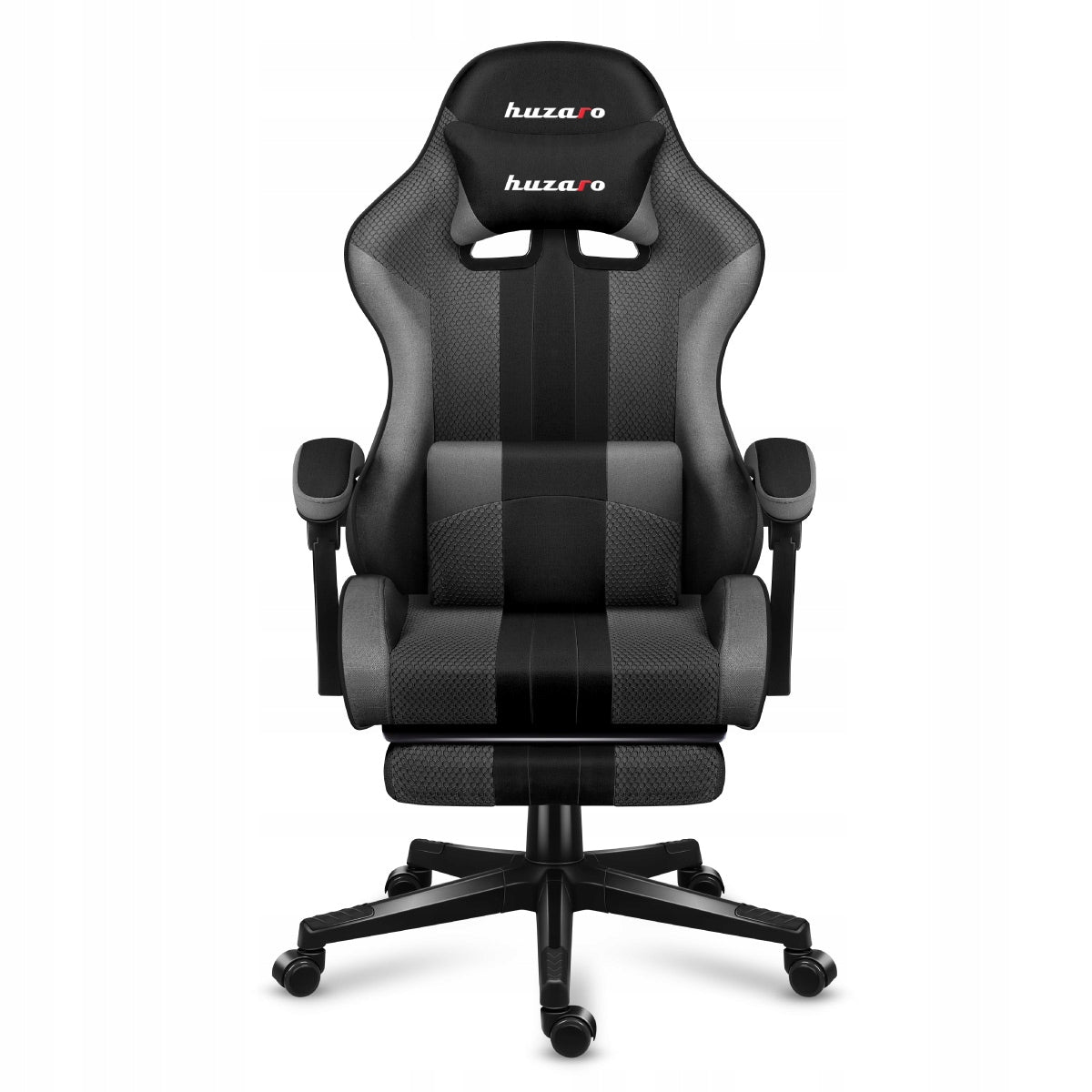 Huzaro Office swivel GAMING CHAIR FORCE 4.7 Grey Mesh Upholstery color gray