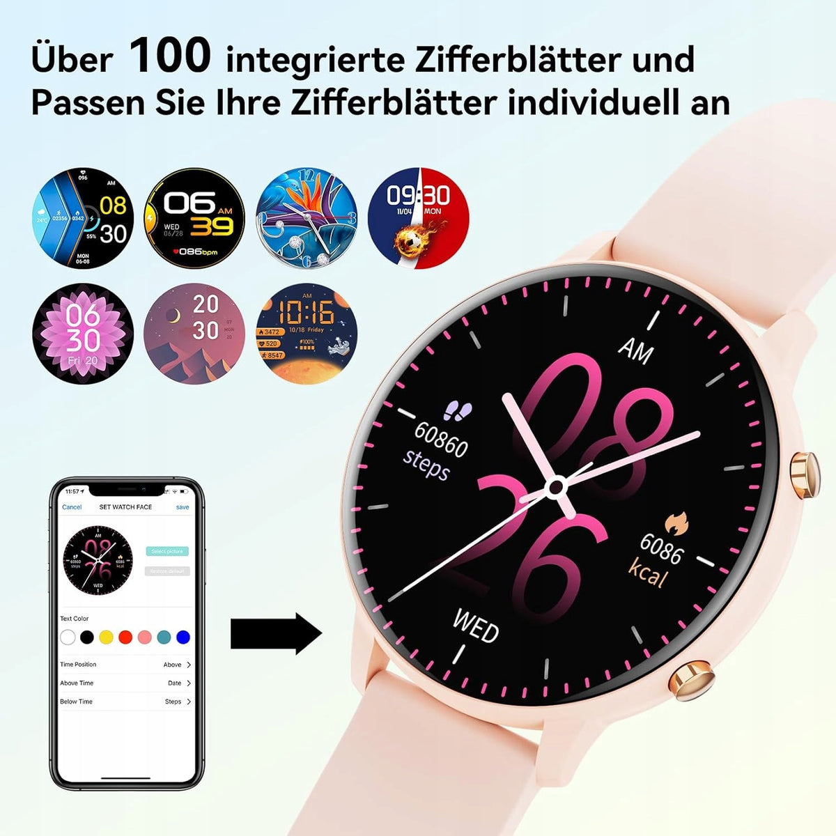 Hwagol Women's Smartwatch G25 Packaging status original