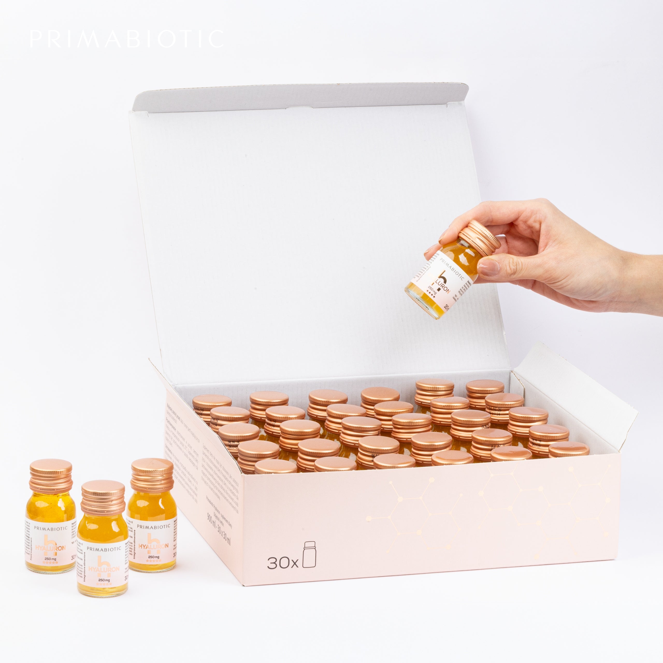 Hyaluronic Acid PRIMABIOTIC HYALURON Coenzyme Q10 250 mg 60pcs×30ml Medical device no