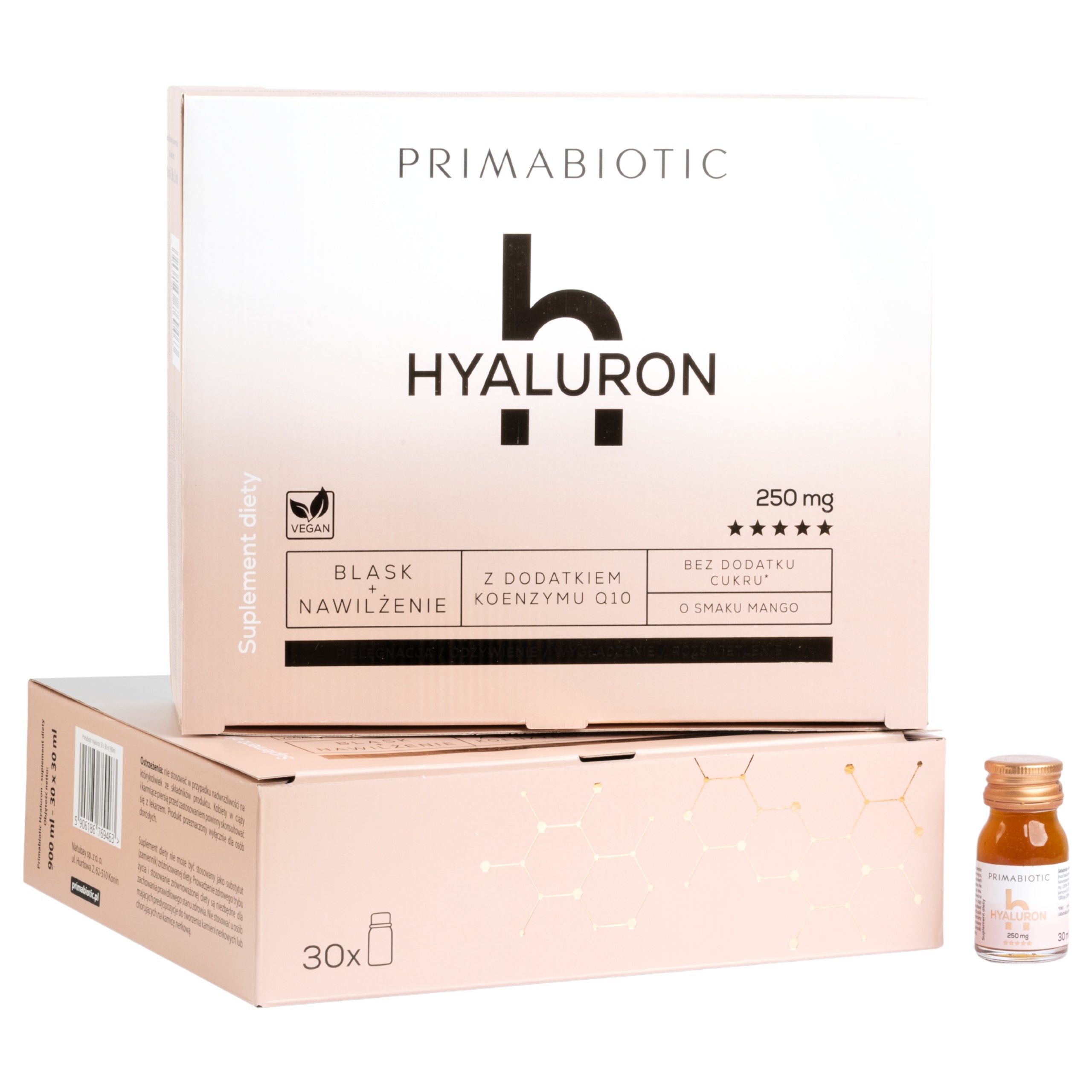 Hyaluronic Acid PRIMABIOTIC HYALURON Coenzyme Q10 250 mg 60pcs×30ml