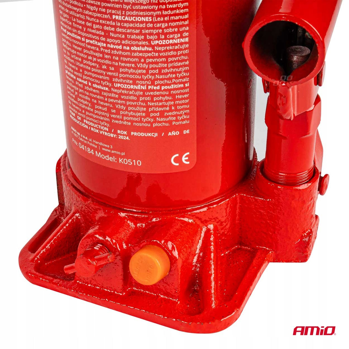 Hydraulic Bollard Lift 10T 10000kg PVC Box AMIO-04184 Manufacturer code 04184