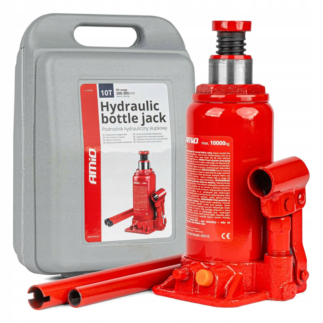 Hydraulic Bollard Lift 10T 10000kg PVC Box AMIO-04184