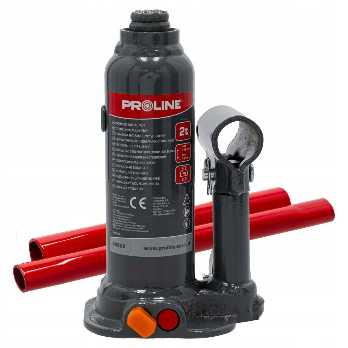 Hydraulic Bollard Lift 2t 181-345mm Proline 46802