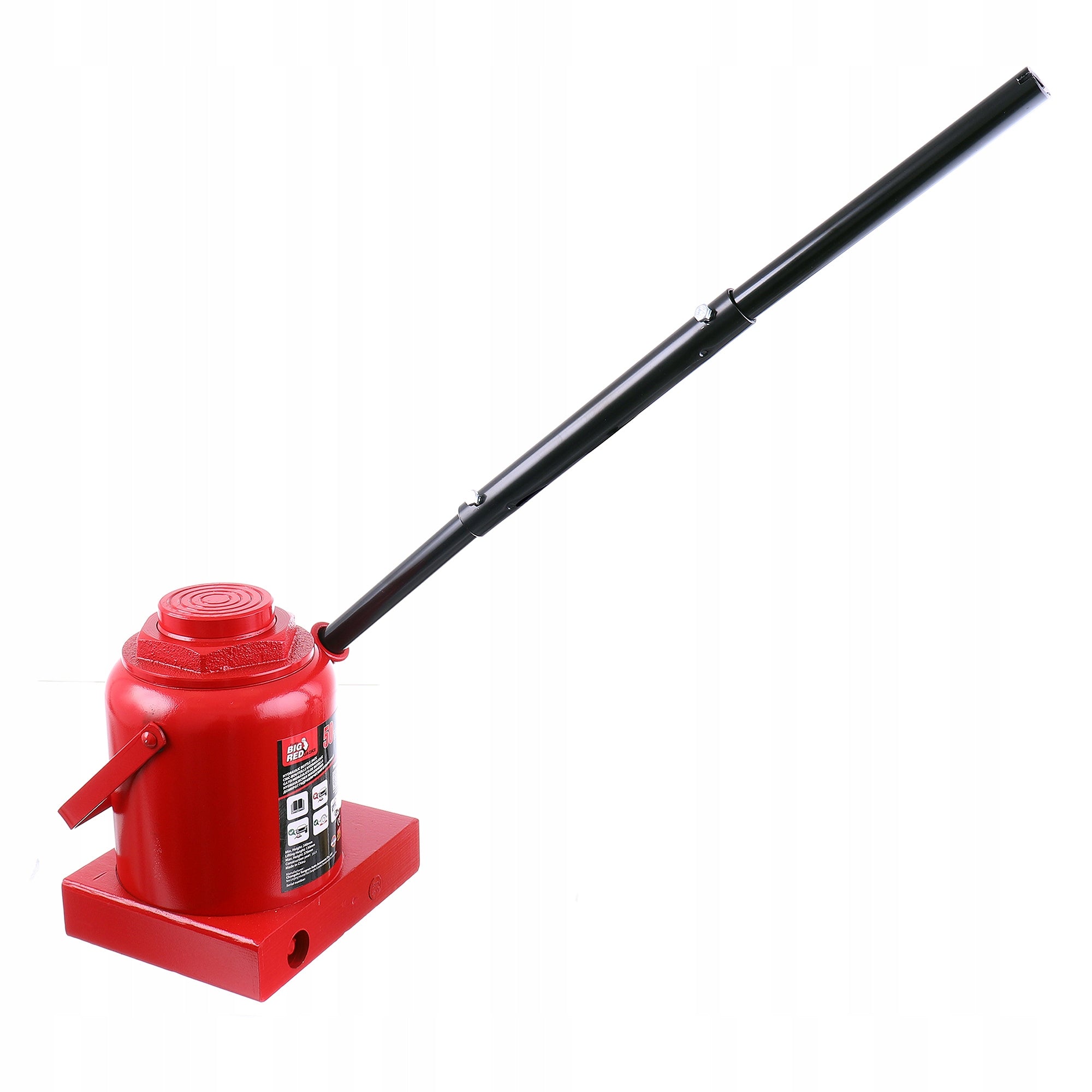 Hydraulic Bollard Lift Big Red Bottle Lift 240-370mm Product weight with unit packaging 27 kg