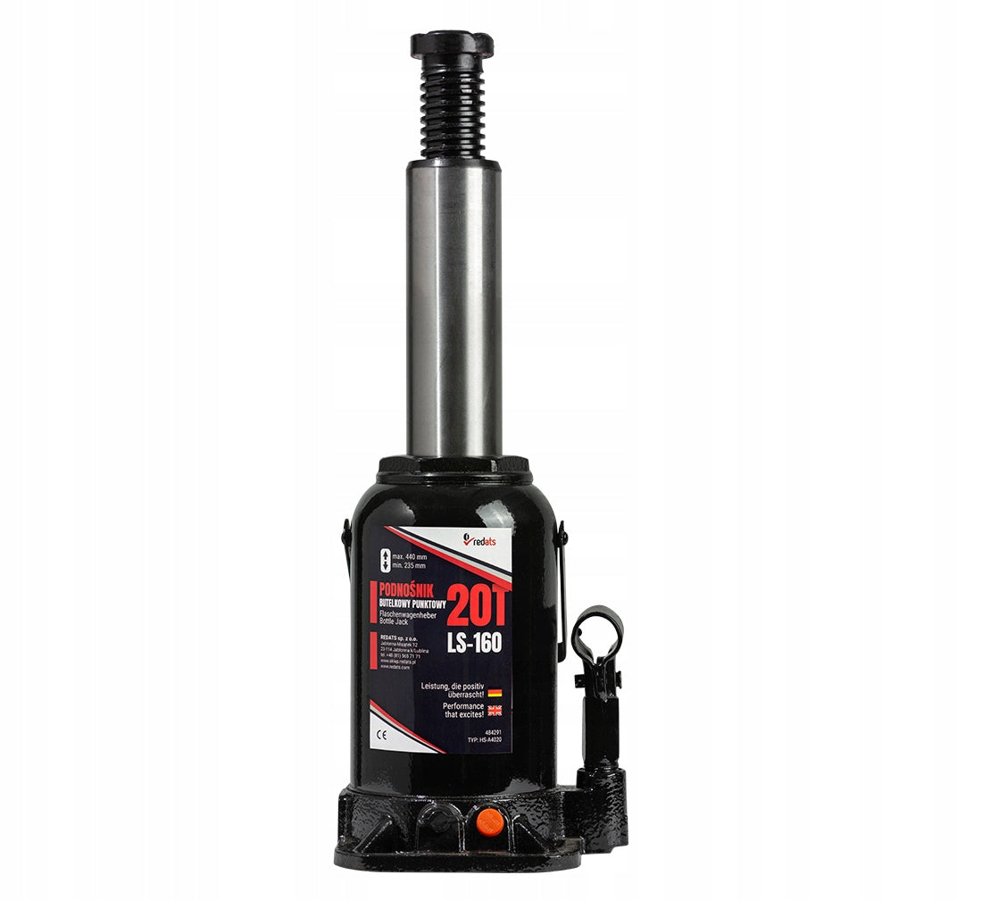 Hydraulic Bollard Lift Bottle 20 Ton Lever Redats LS-160 Brand Redats
