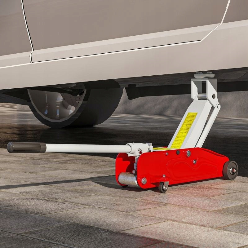 Hydraulic Car Lift 2t 120-300mm Red-Yellow
