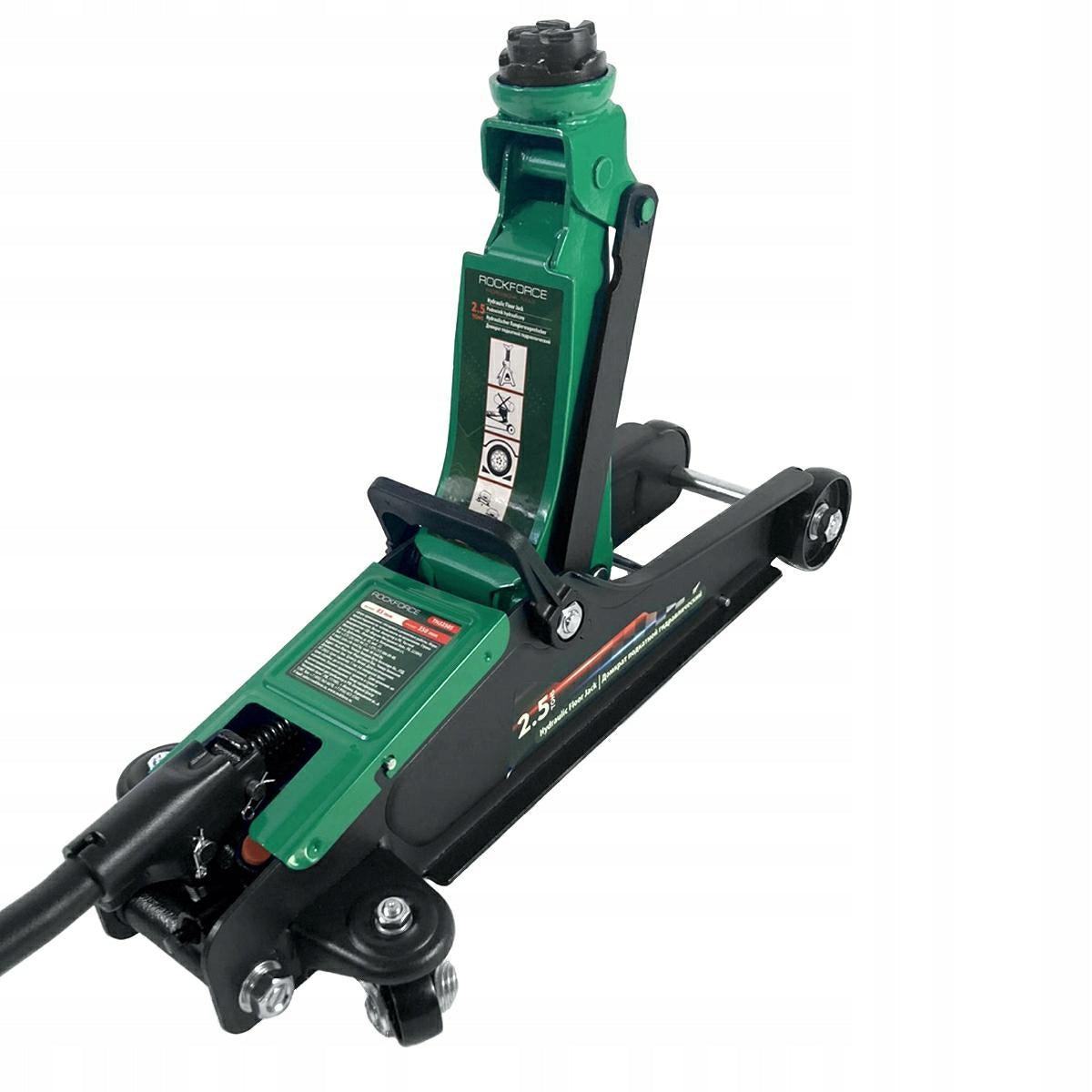 Hydraulic Lift Low Profile Frog 2,5T ROCKFORCE Suitcase Brand Rockforce