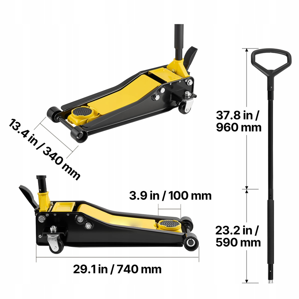 Hydraulic Lifting Lift Steel Lifting Capacity 3T 7,5 – 50CM With Double Piston Pump Manufacturer code DBQJDTZ3TSGBP