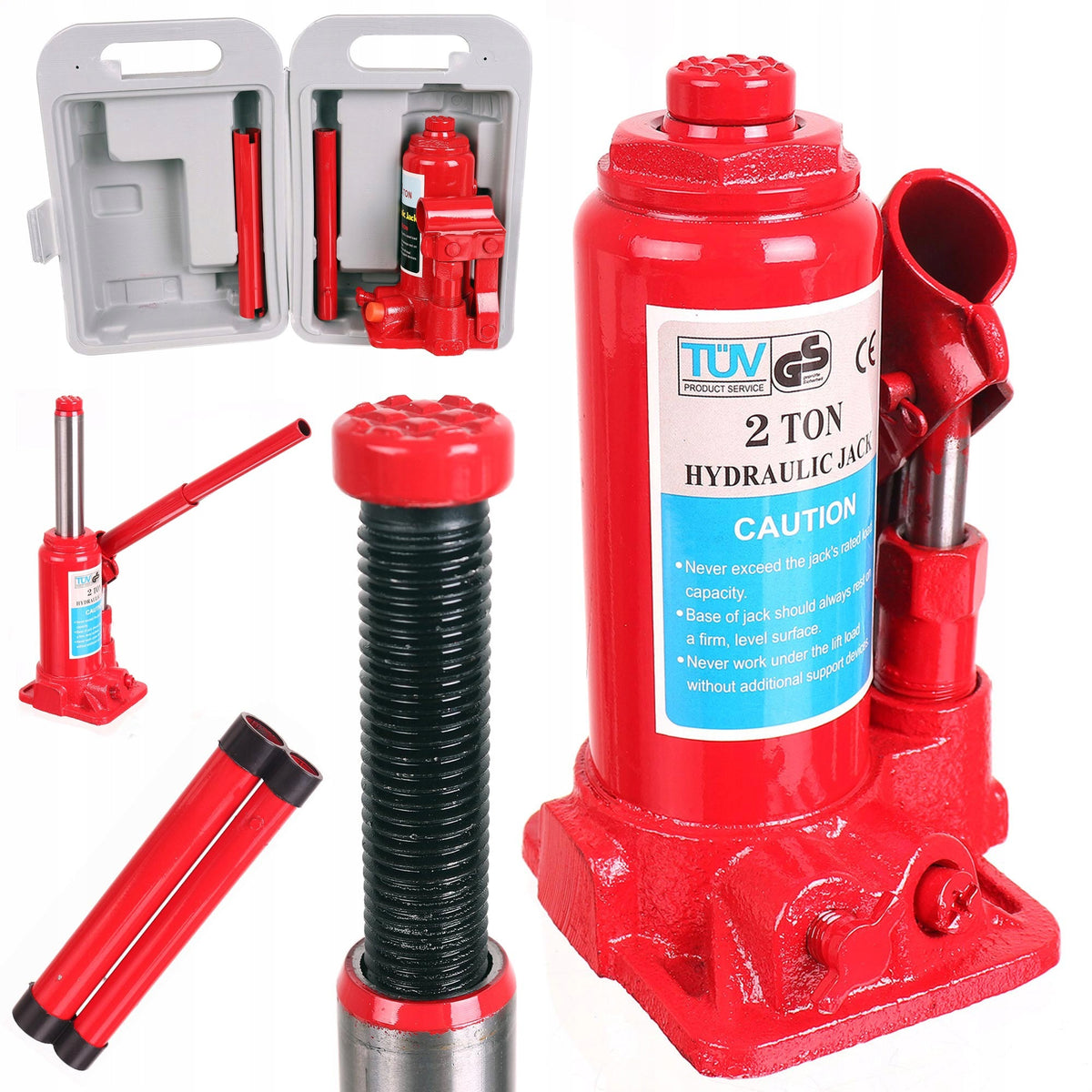 Hydraulic Pole Car Lift 2 TON LEWAREK 154-316mm Suitcase