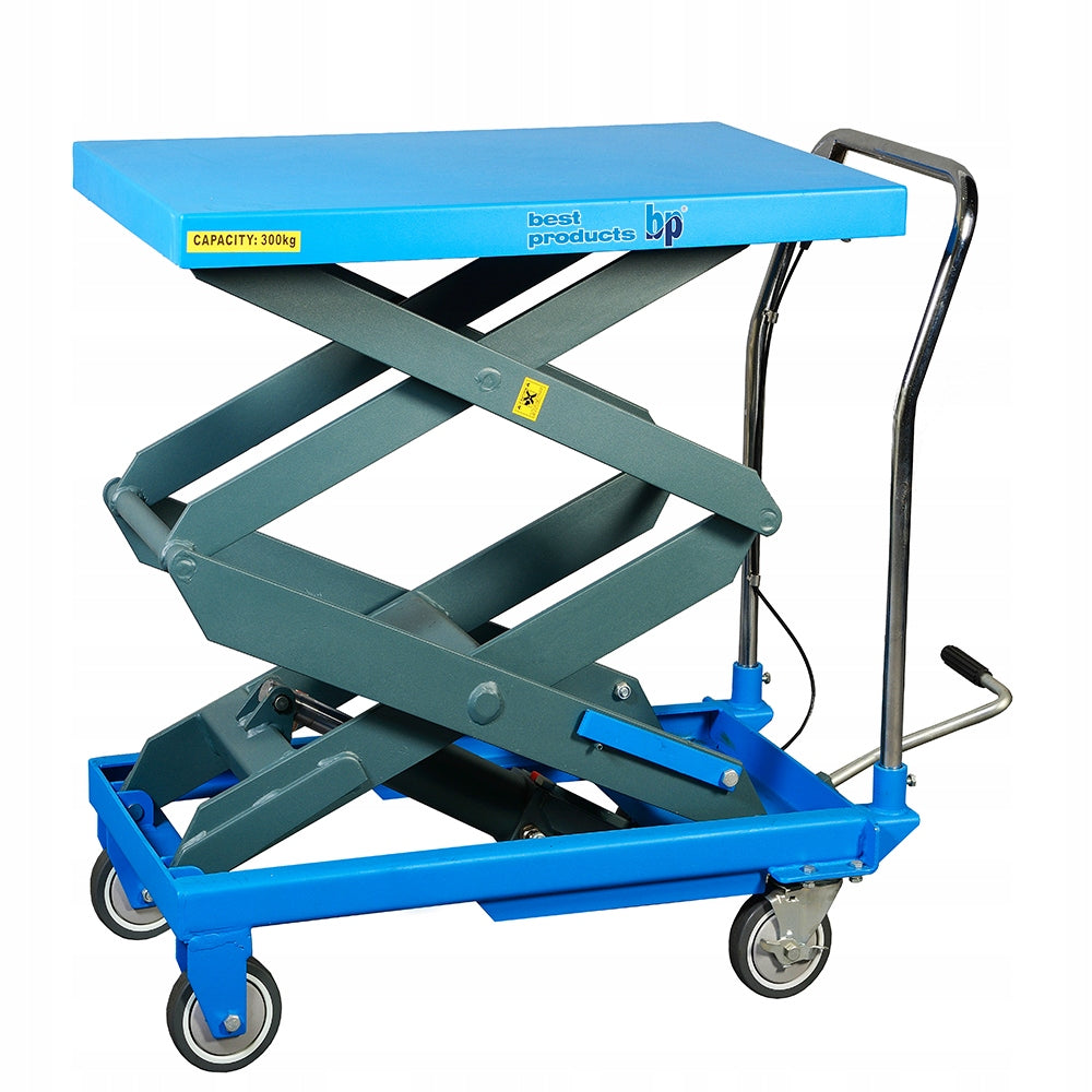 Hydraulic SN03W Scissor lifting table, lifting capacity 350 kg for battery