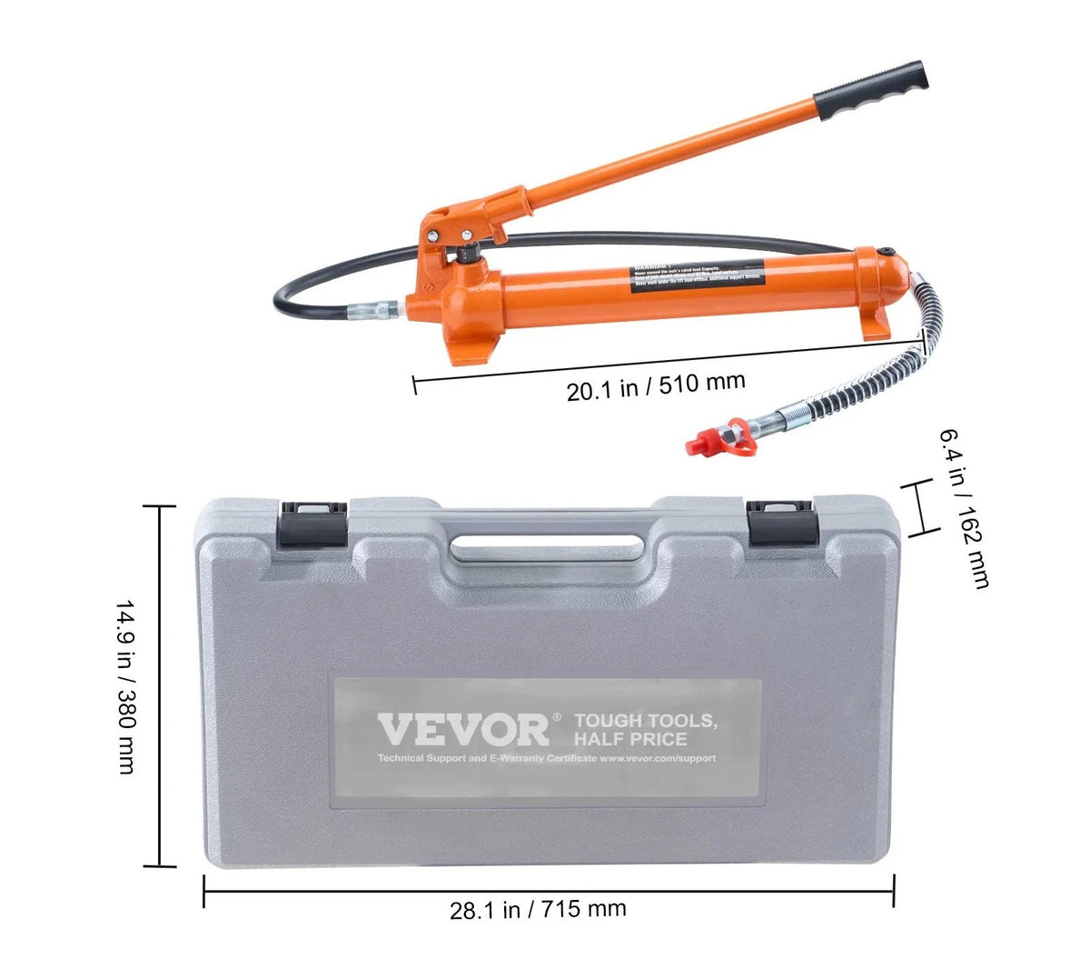 Hydraulic air lift 12 t strong orange long steel Brand no brand