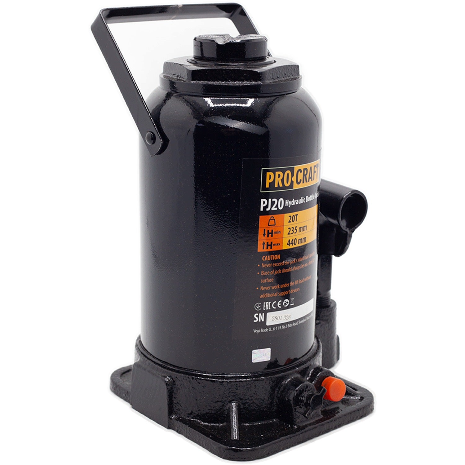 Hydraulic bollard lift Procraft PJ20